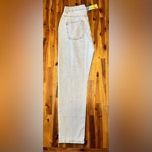 ASOS Daisy Street high rise mom jeans in bleach denim size L NWT waist 29 womens